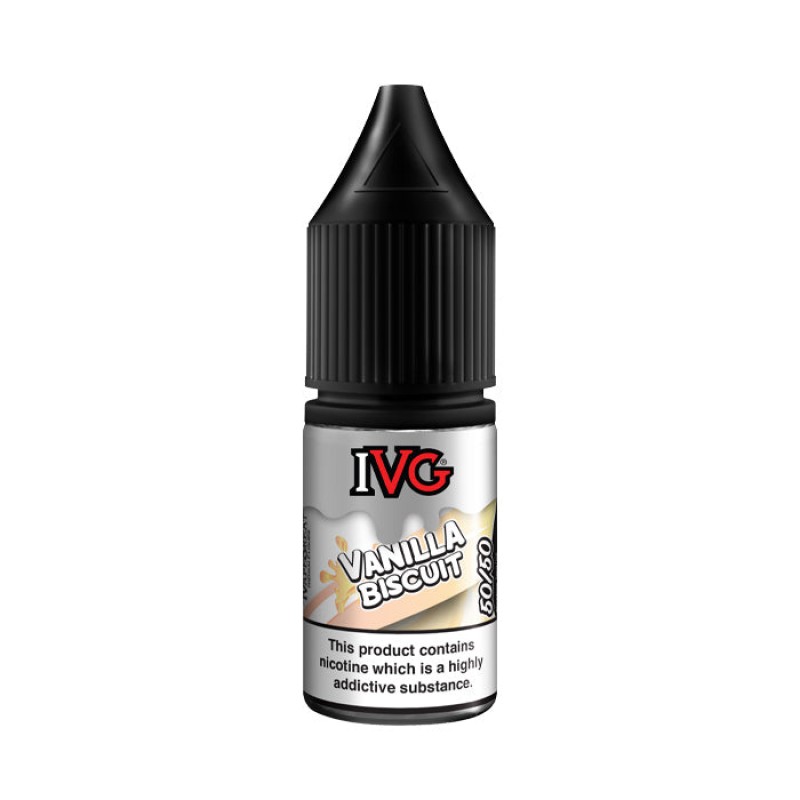 IVG 50/50 Vanilla Biscuit 10ml | MTL Vaping