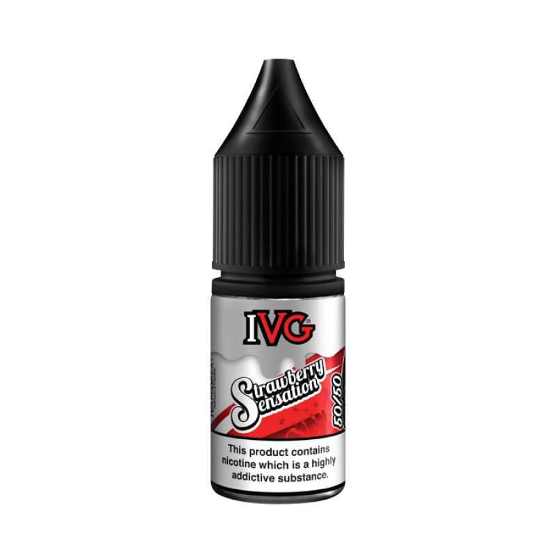 IVG 50/50 Strawberry Sensation 10ml | MTL Vaping