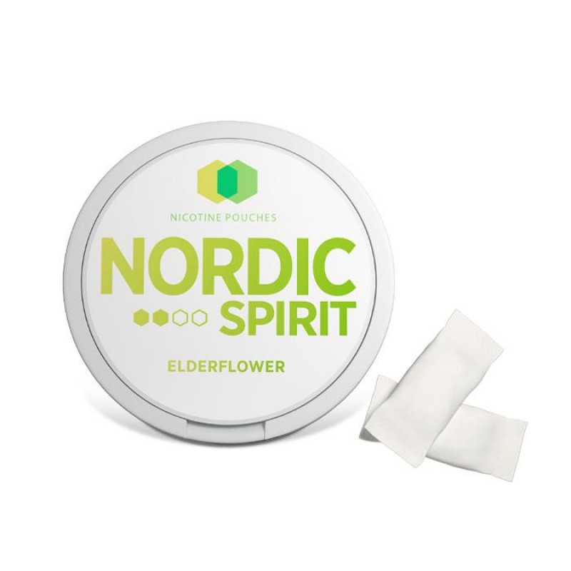 Nordic Spirit Elderflower Pouches | Nicotine Pouch...