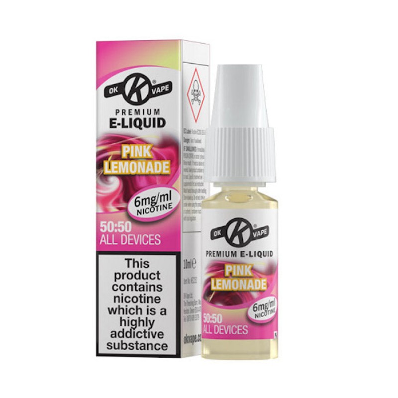 OK Vape Pink Lemonade | 50:50 E-Liquid