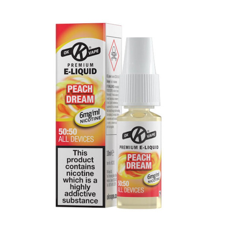 OK Vape Peach Dream | 50:50 E-Liquid