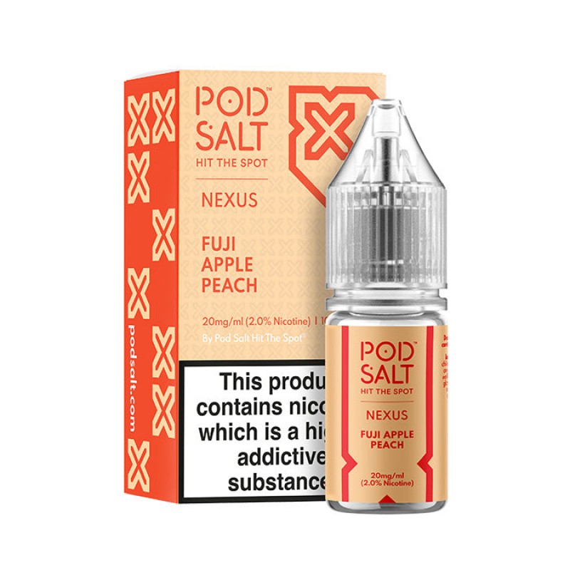 Nexus Fuji Apple Peach 10ml Nicotine Salt E-Liquid