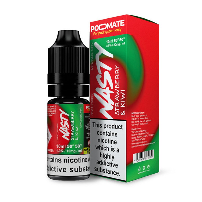 Nasty Juice PodMate Strawberry & Kiwi 10ml Nic...