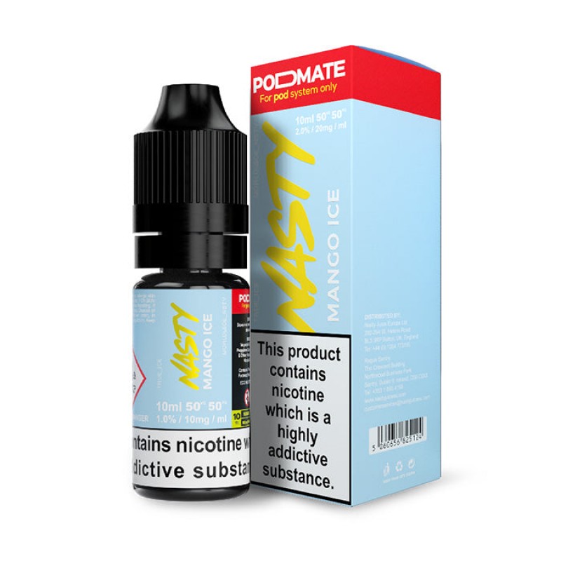 Nasty Juice PodMate Mango Ice 10ml Nicotine Salt E...