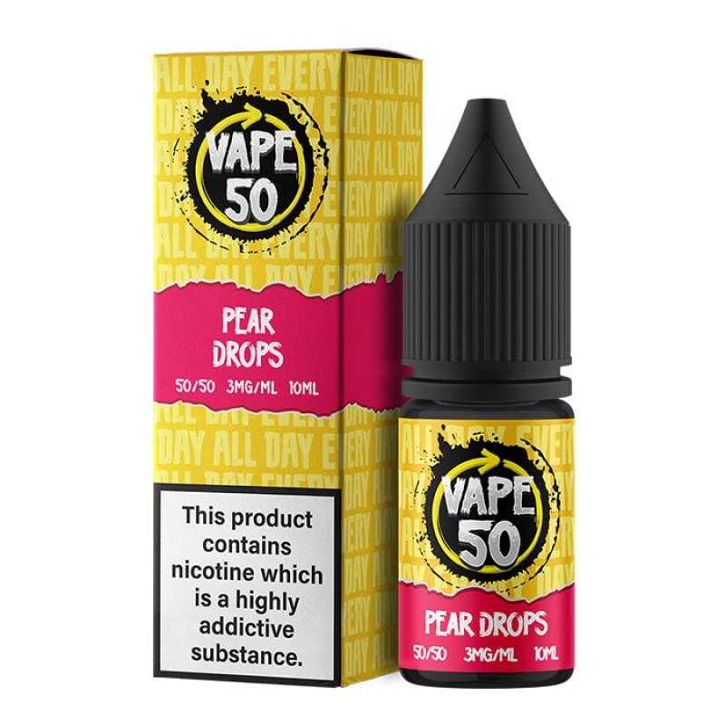 Vape 50 Pear Drops 10ml E-Liquid