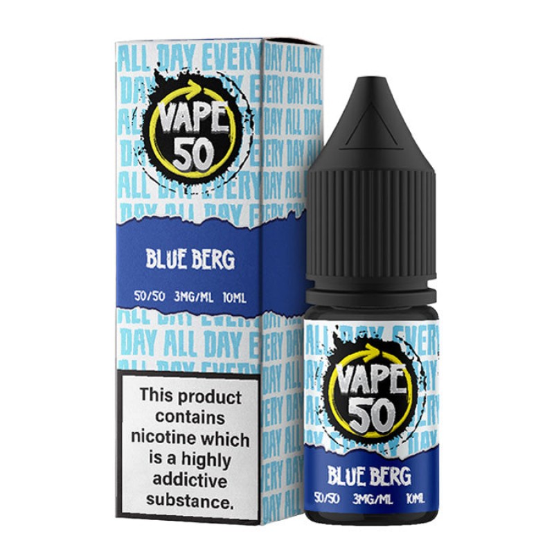 Vape 50 Blue Berg 10ml E-Liquid