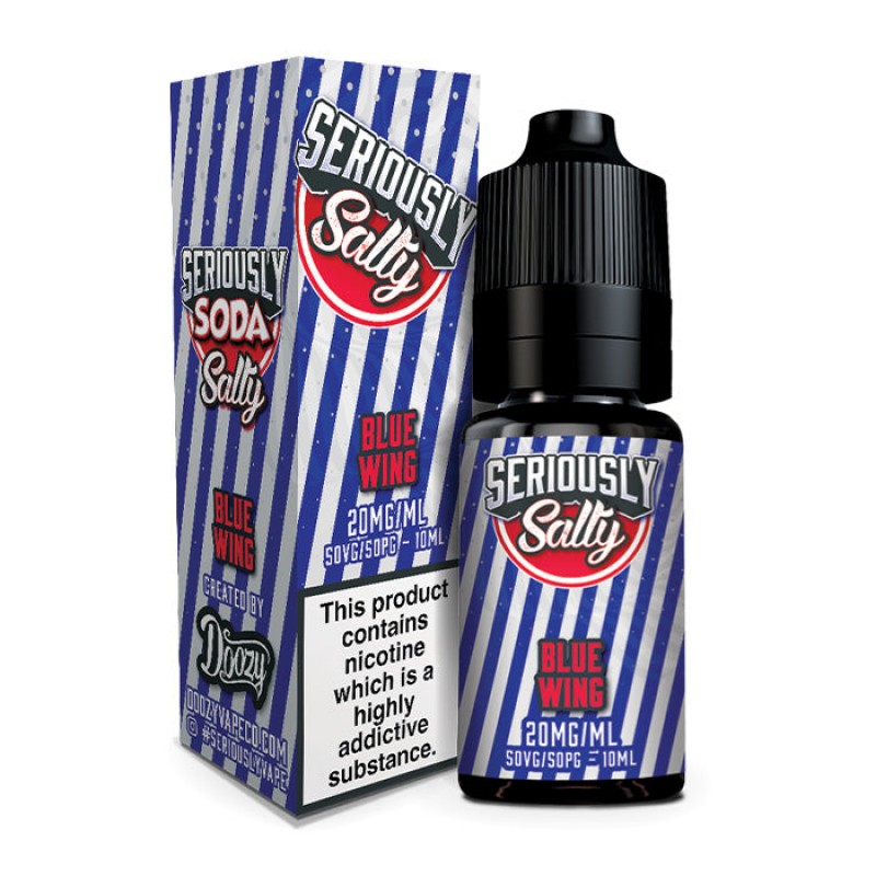 Seriously Salty Soda Blue Wing | 10ml Nic Salt