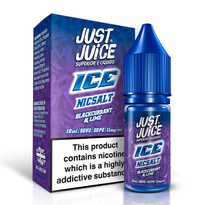 Just Juice Ice Range Blackcurrant & Lime | 10m...