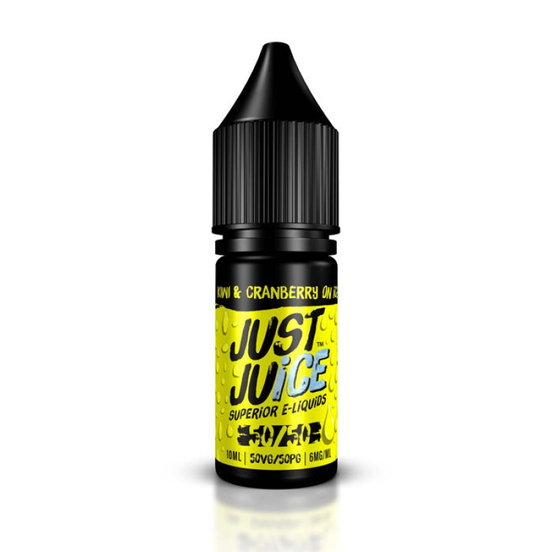 Just Juice Kiwi Cranberry On Ice 10ml 50/50 E-Liqu...