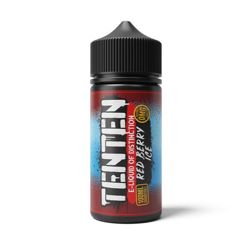 TENTEN Red Berry Ice 100ml Shortfill E-Liquid