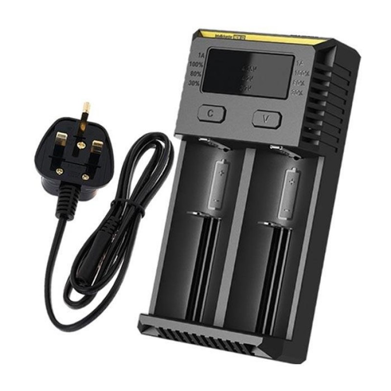 Nitecore New i2 Battery Charger Bundle - With 2 x 18650 Batteries