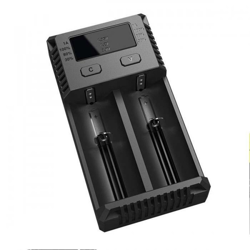 Nitecore New i2 Battery Charger Bundle - With 2 x 18650 Batteries