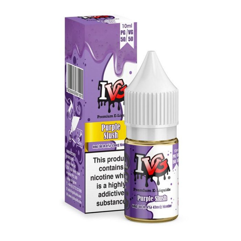 IVG 50/50 Series Purple Slush 10ml E-Liquid