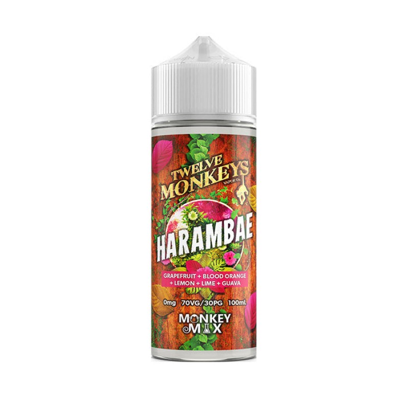 Twelve Monkeys Harambae 100ml Shortfill E-Liquid