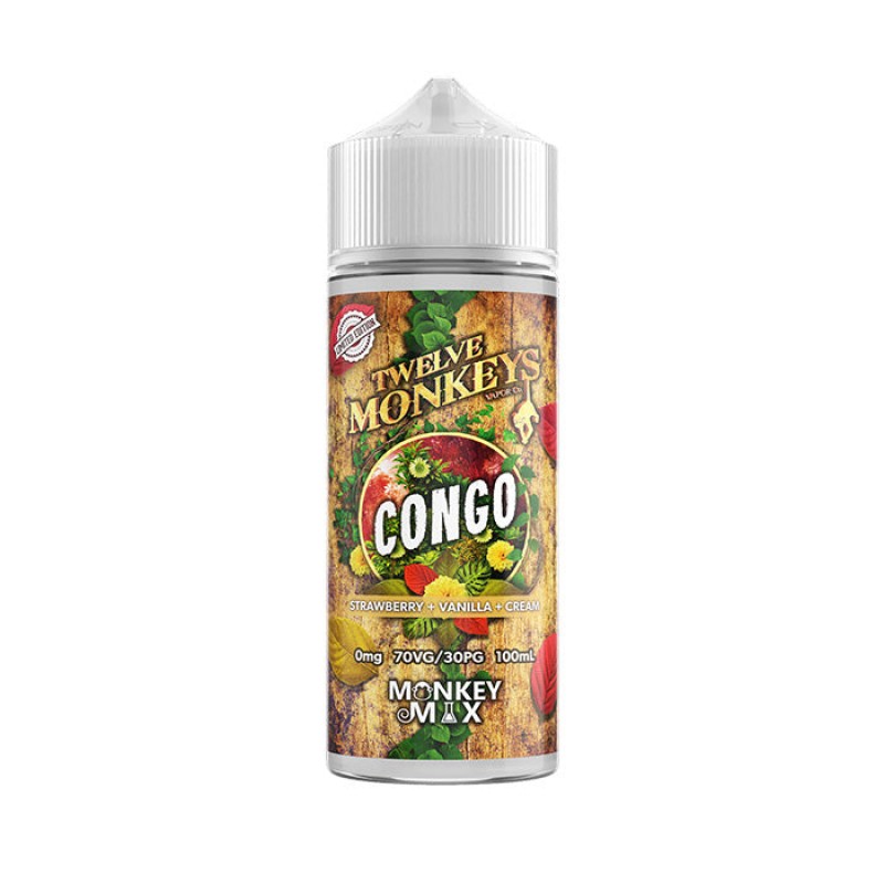 Twelve Monkeys Congo 100ml Shortfill E-Liquid