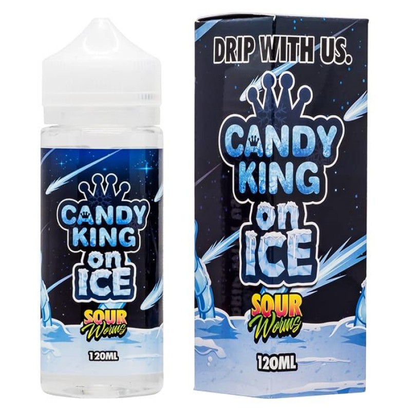 Candy King Worms On Ice 100ml Short Fill E-Liquid