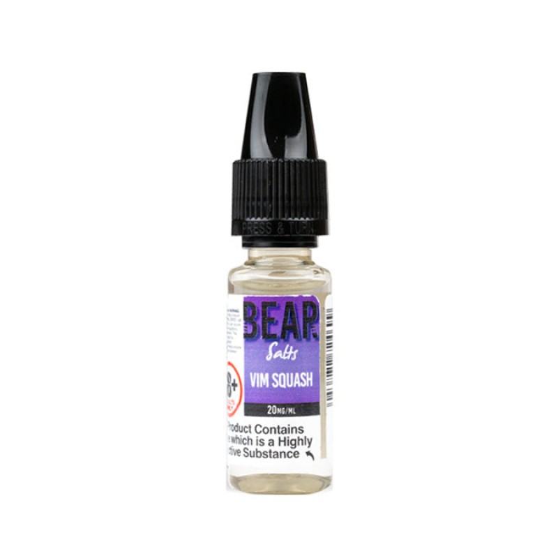 Bear Salts Vim Squash 10ml Nic Salt E-Liquid