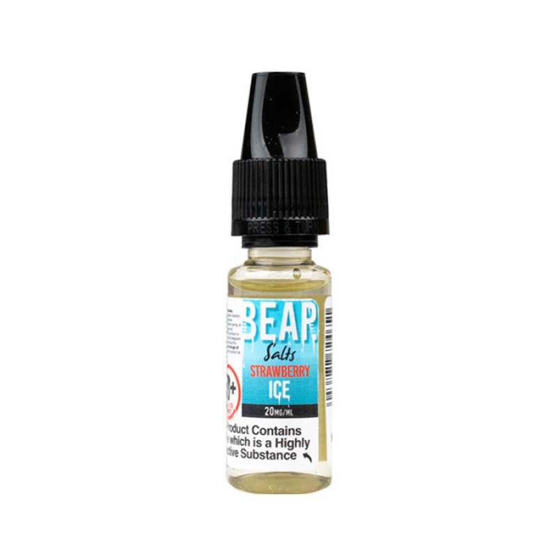 Bear Salts Strawberry Ice 10ml Nic Salt E-Liquid