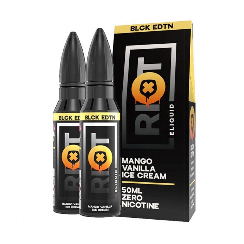 Riot Squad Black Edition Mango Vanilla Ice Cream |...