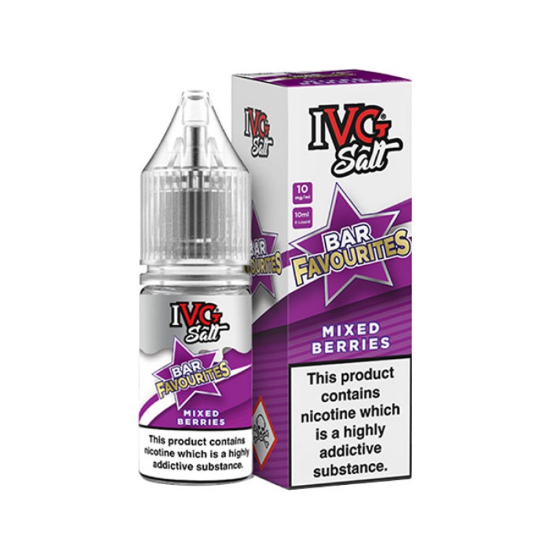 IVG Bar Favourites Mixed Berries 10ml Nic Salt E-L...