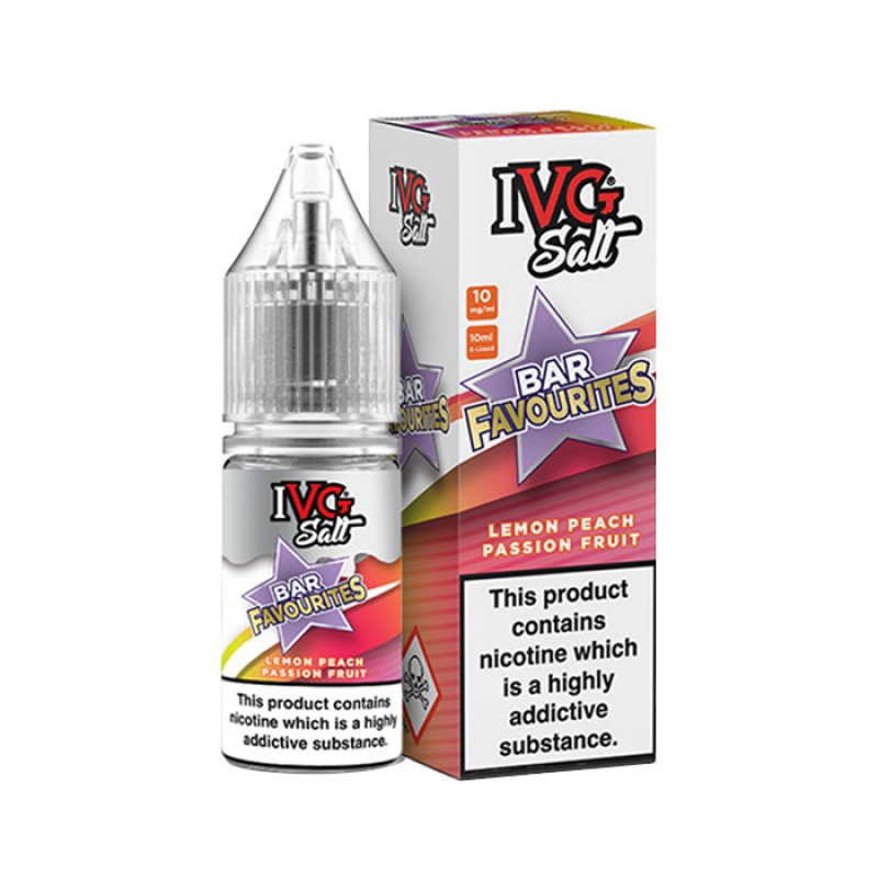 IVG Bar Favourites Lemon Peach Passion Fruit 10ml ...