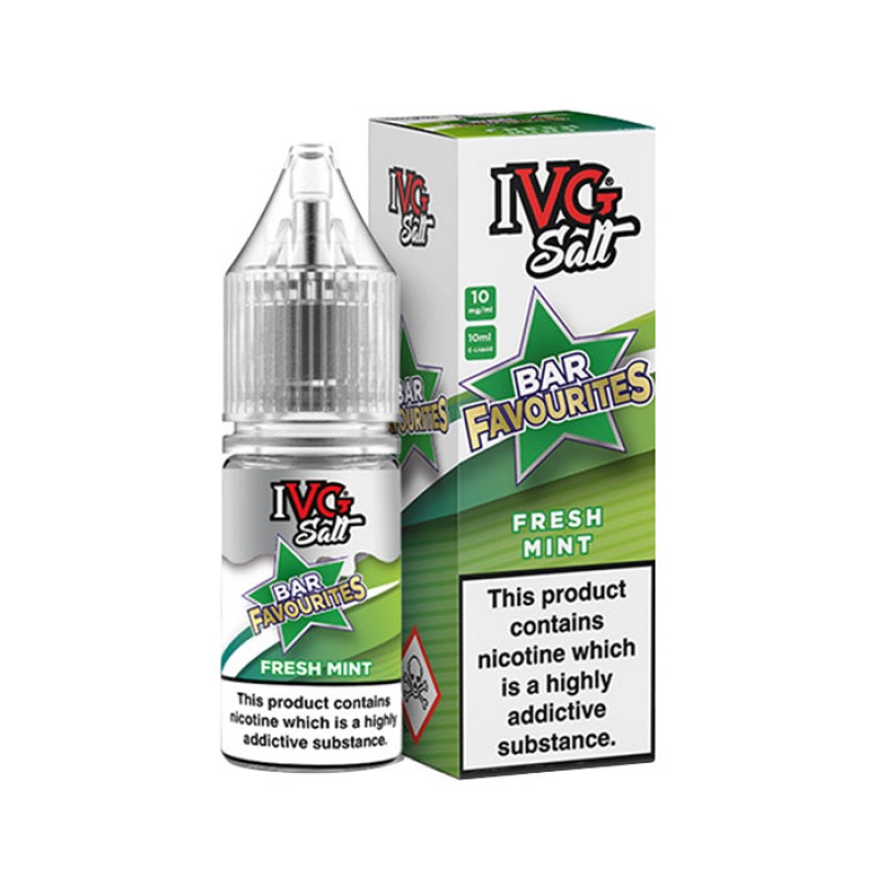 IVG Bar Favourites Fresh Mint 10ml Nic Salt E-Liqu...