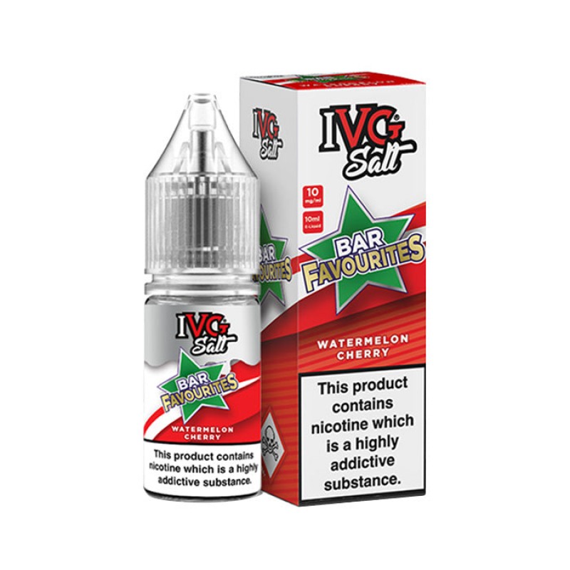 IVG Bar Favourites Watermelon Cherry 10ml Nic Salt...