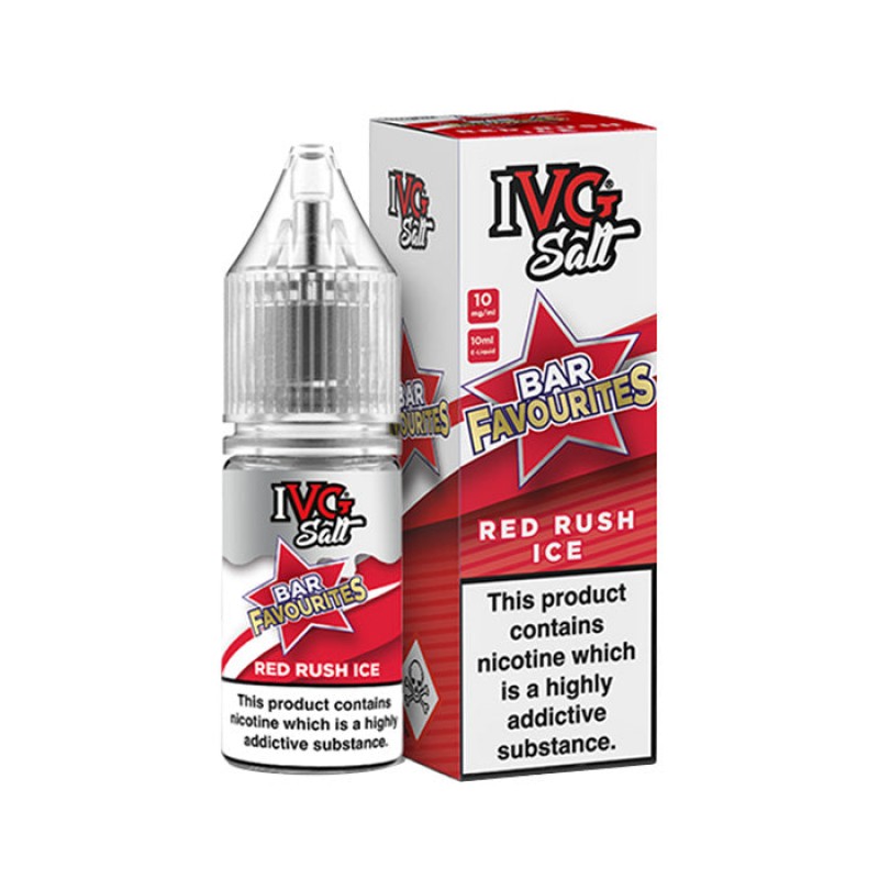 IVG Bar Favourites Red Rush Ice 10ml Nic Salt E-Li...