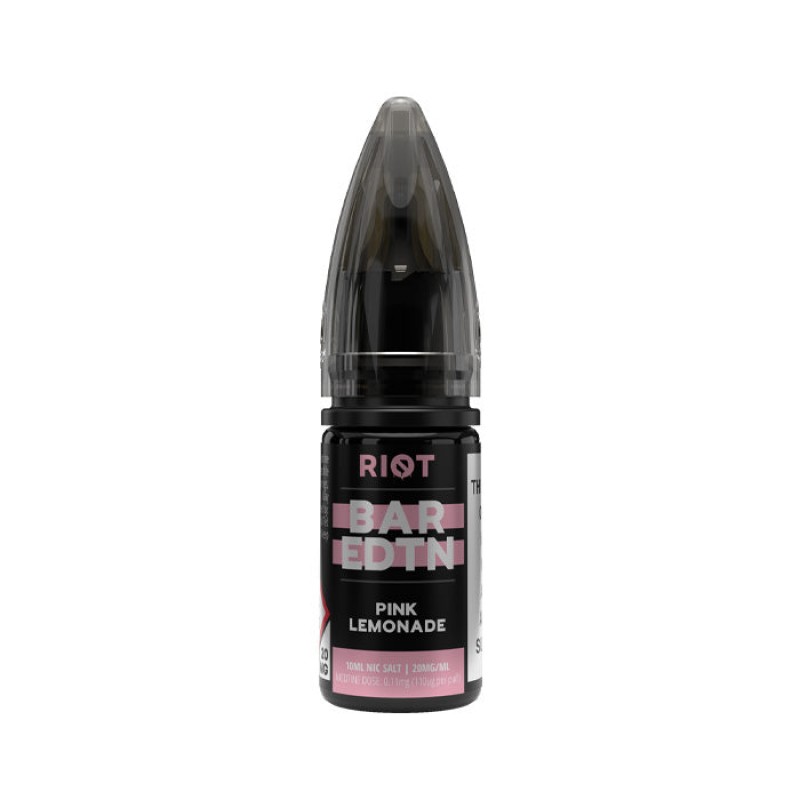 Riot Squad BAR EDTN Pink Lemonade 10ml Nic Salt E-...