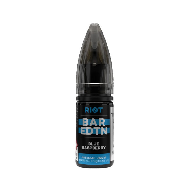 Riot Squad BAR EDTN Blue Raspberry 10ml Nic Salt E...