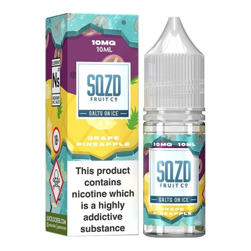 SQZD On Ice - Grape Pineapple Nicotine Salt E-liqu...