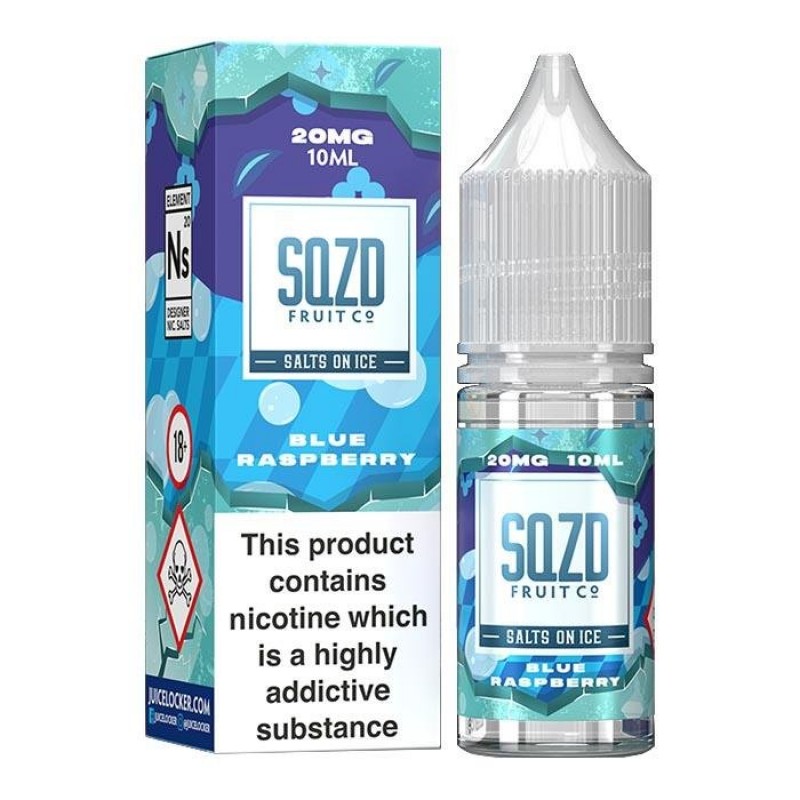 SQZD On Ice - Blue Raspberry Nicotine Salt E-liquid