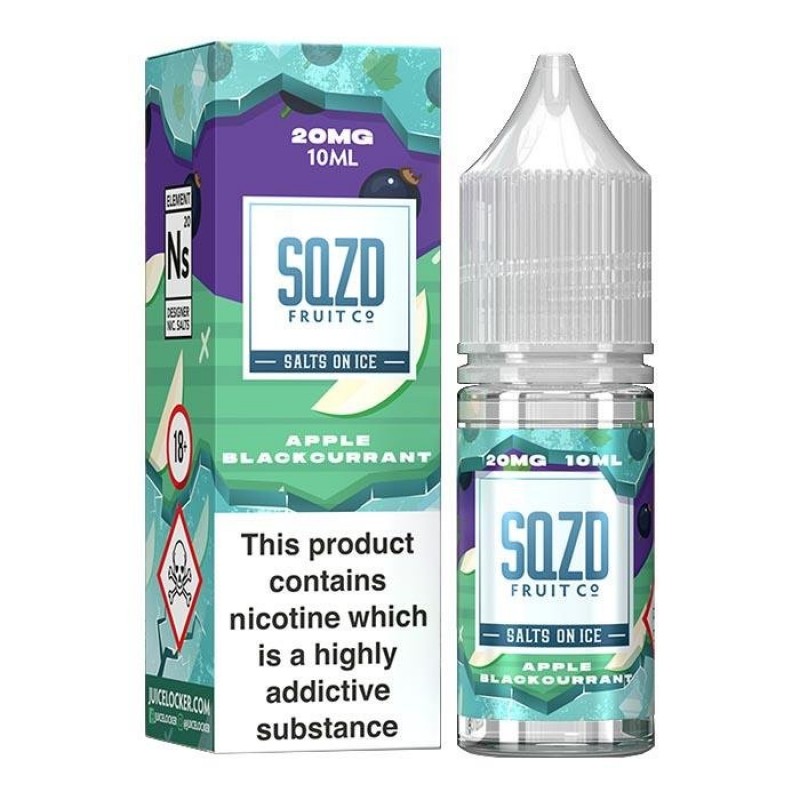 SQZD On Ice - Apple Blackcurrant Nicotine Salt E-l...