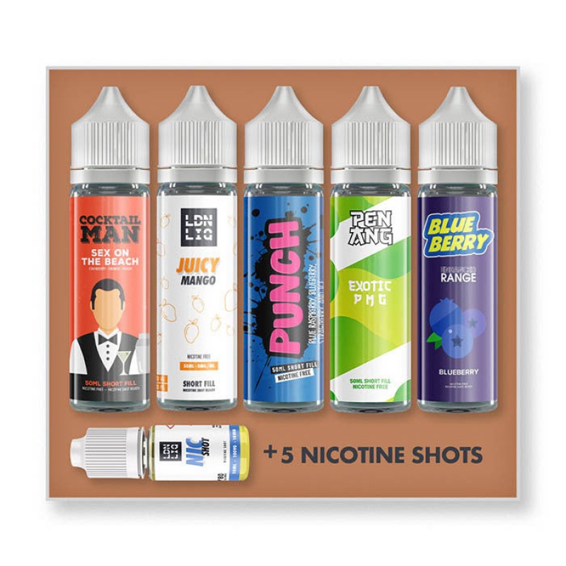 The Fruity E-Liquid Juice Pack - 250ml Bundle