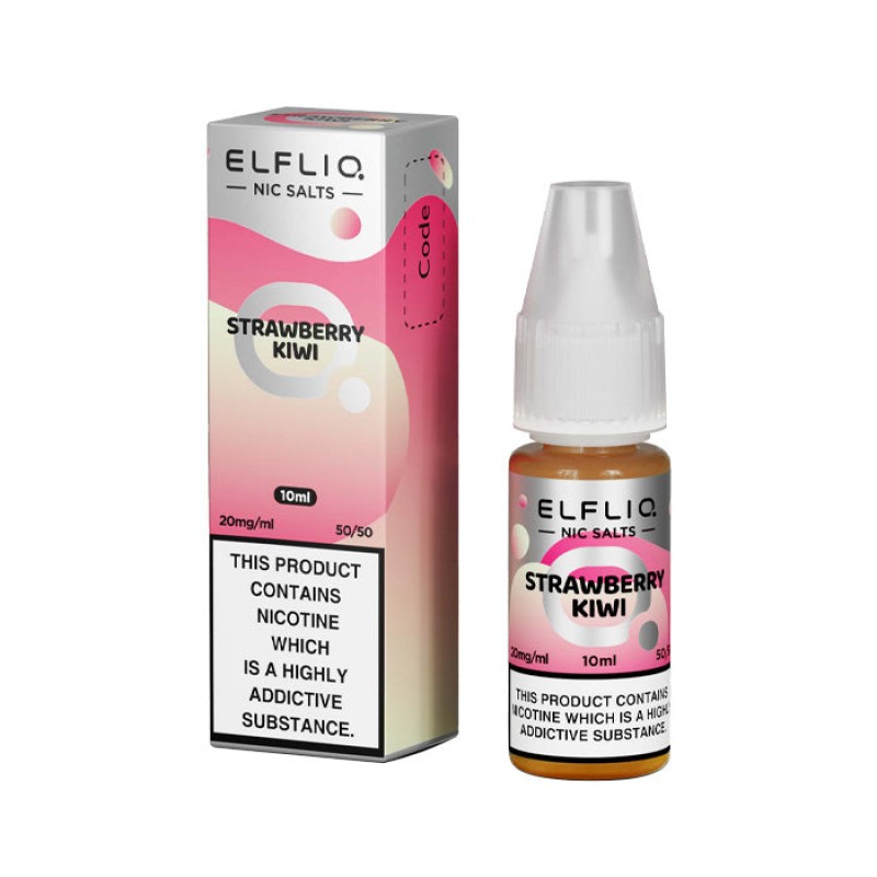 ELFLIQ Strawberry Kiwi 10ml Nicotine Salt E-Liquid