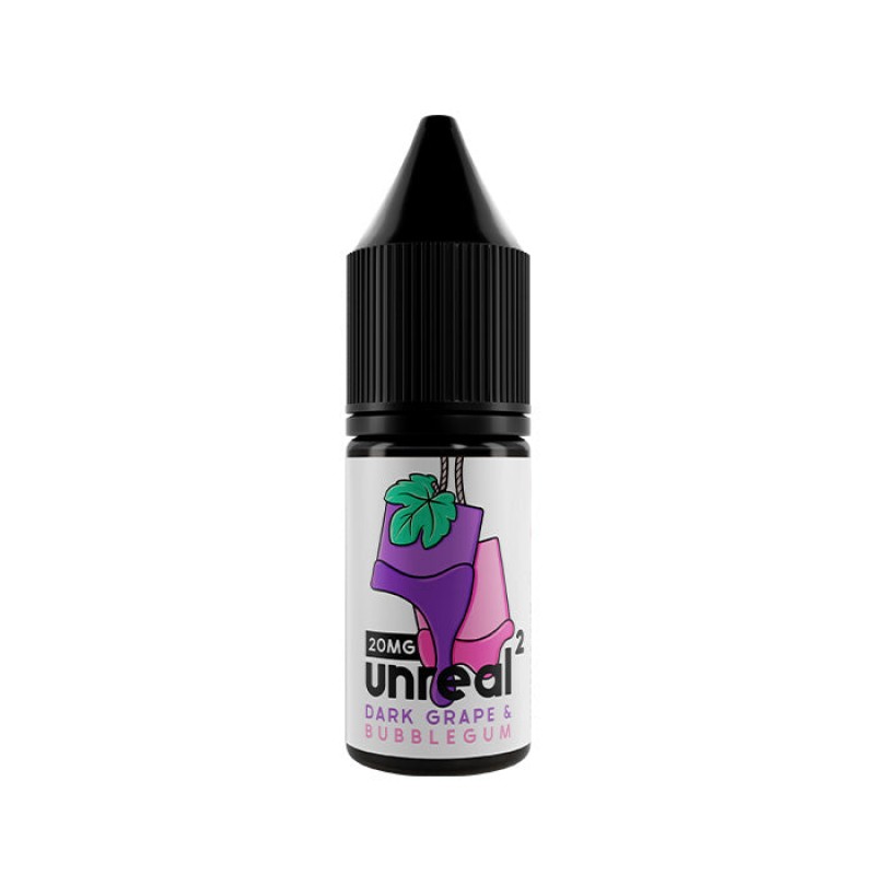 Unreal 2 Dark Grape & Bubblegum 10ml Nic Salt ...