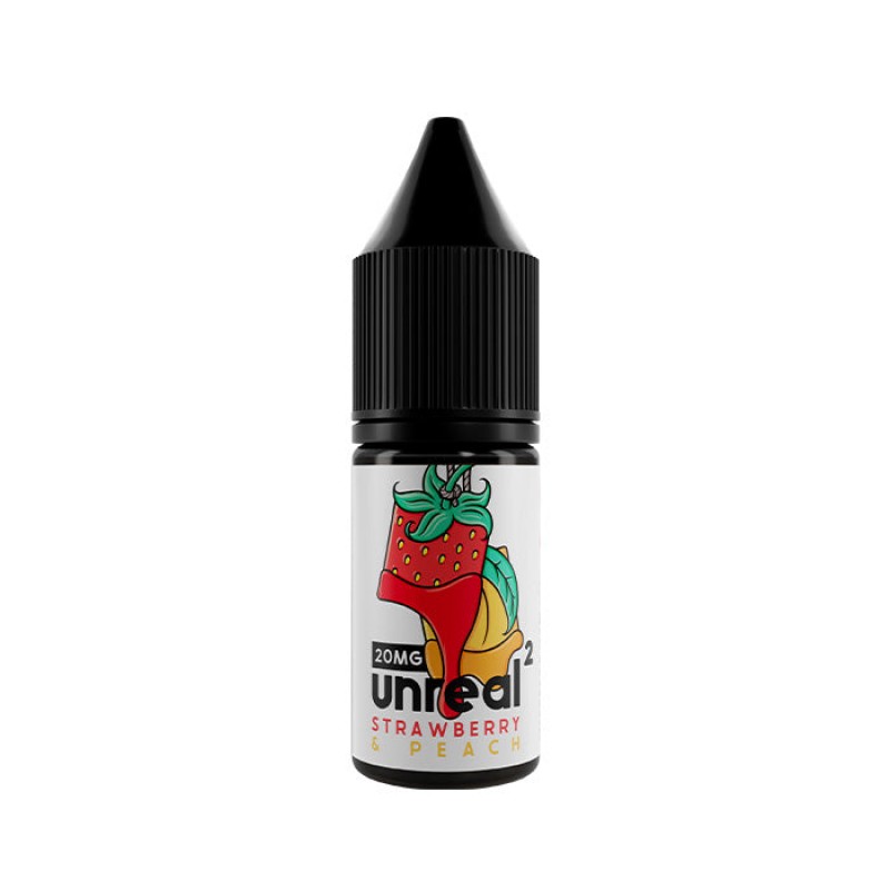 Unreal 2 Strawberry & Peach 10ml Nic Salt E-Li...