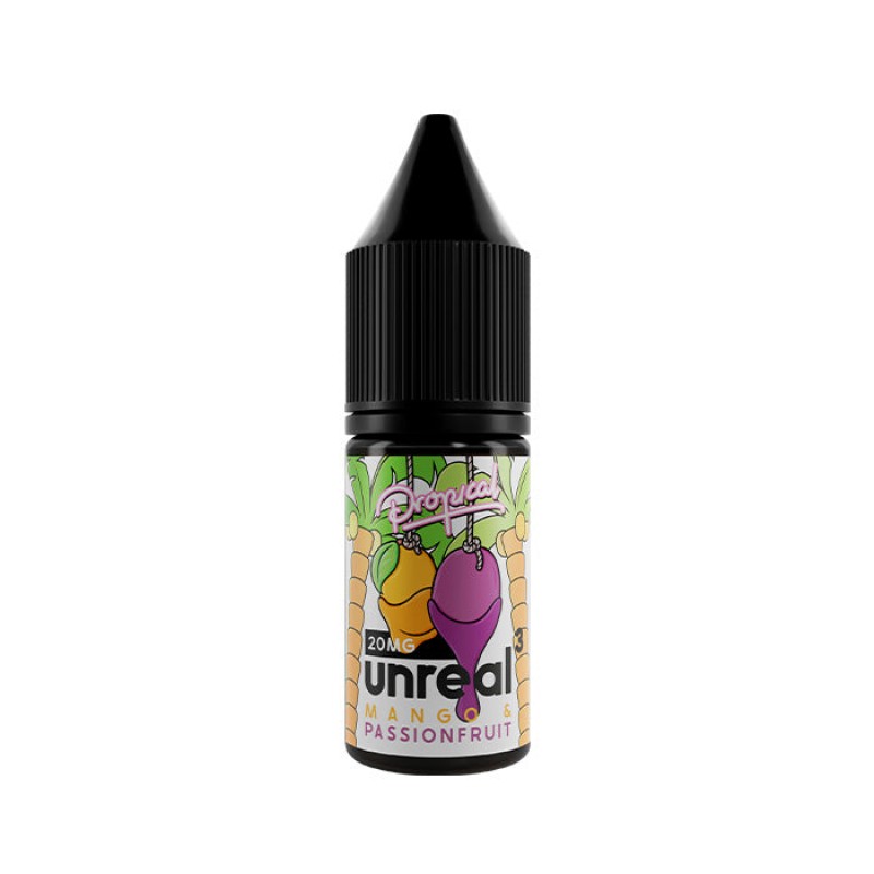 Unreal 3 Mango & Passionfruit 10ml Nic Salt E-...