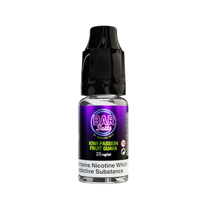 Bar Salts Kiwi Passion Fruit Guava 10ml Nic Salt E...