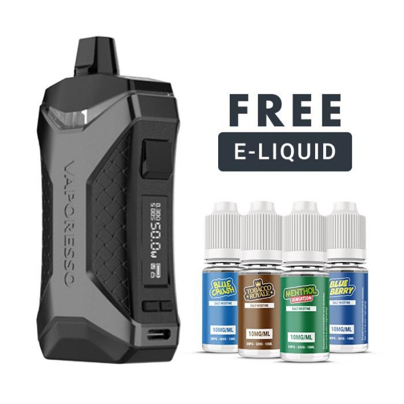 Vaporesso XIRON 50W Pod Kit - Free Salt Nicotine E-Liquid