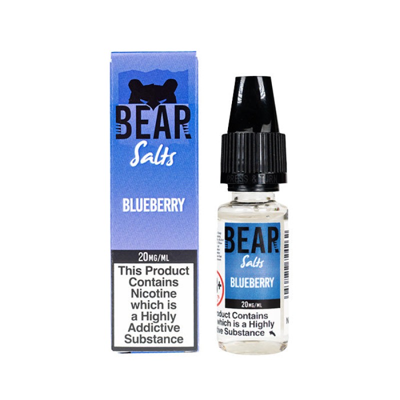 Bear Salts Blueberry 10ml Nic Salt E-Liquid