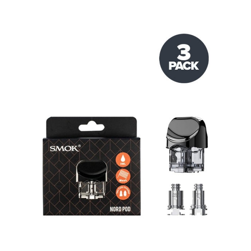 Smok Nord Empty Replacement Pod + 2 Nord Coils