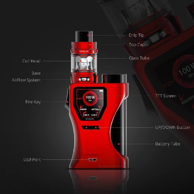 Smok S-Barrel 100W Vape Kit | Vape Kits | Free UK Delivery