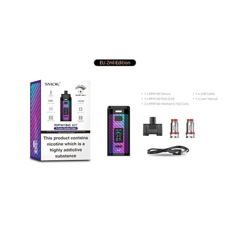 Smok RPM160 Pod System Vape Kit - Dual Battery Pod