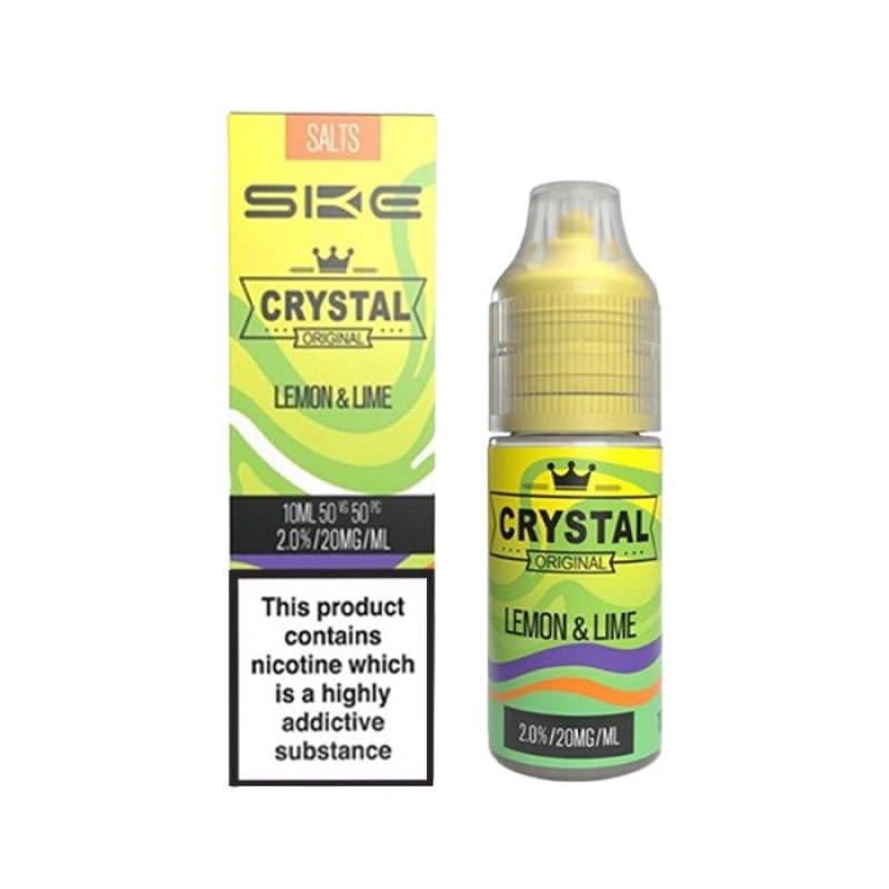 SKE Crystal Lemon & Lime 10ml Nic Salt E-Liquid