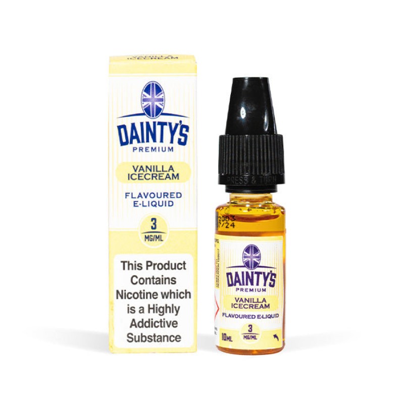 Dainty's Vanilla Ice Cream 10ml E-Liquid