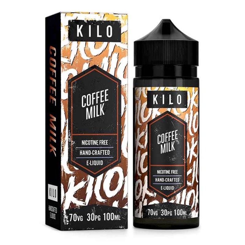 Kilo E-Liquids - Coffee Milk 100ml Short Fill E-Li...