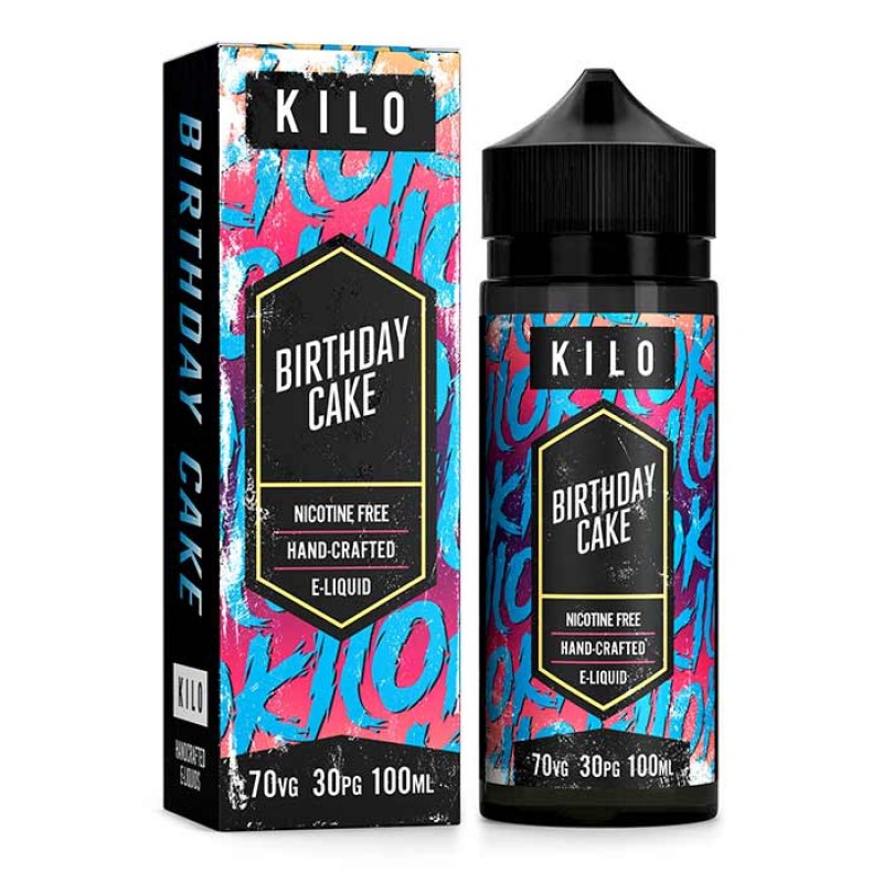 Kilo E-Liquids - Black Series - Birthday Cake 100m...