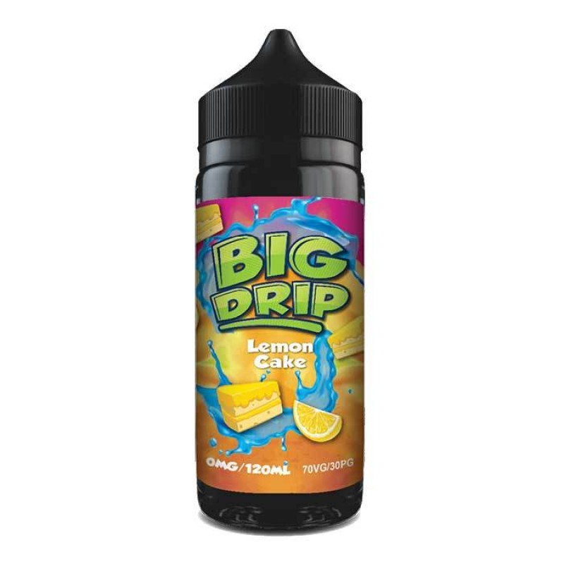 Big Drip Lemon Cake 100ml Shortfill E-Liquid