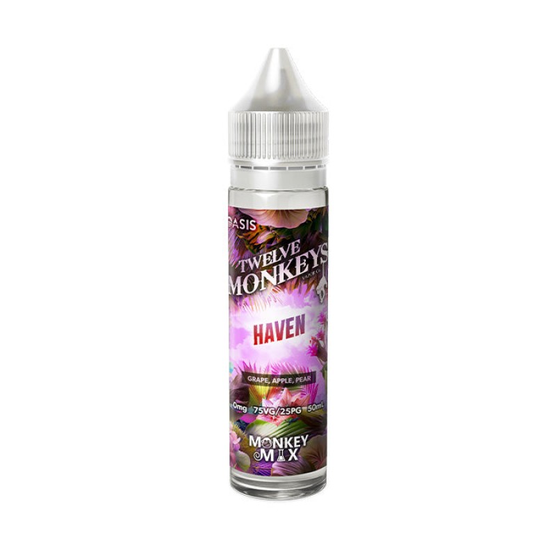 Twelve Monkeys Oasis Heaven 50ml Shortfill E-Liqui...